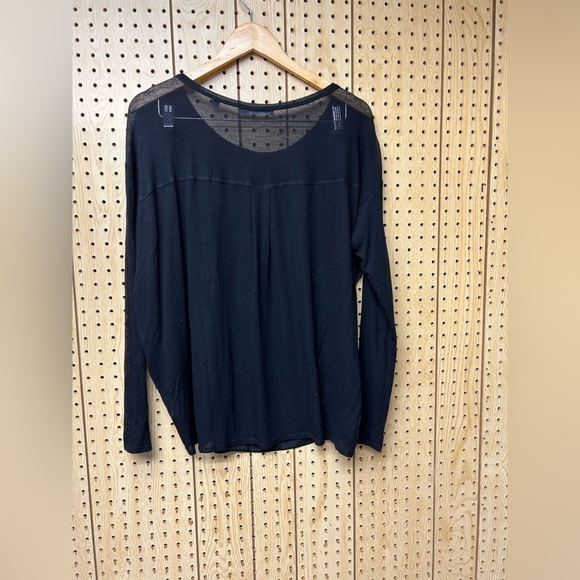 Vince Silk Long Sleeve Top - Picture 4 of 5